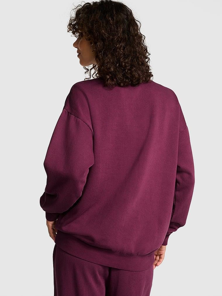 Pink Ivy Oversize Bisiklet Yaka Sweatshirt arka görünüm