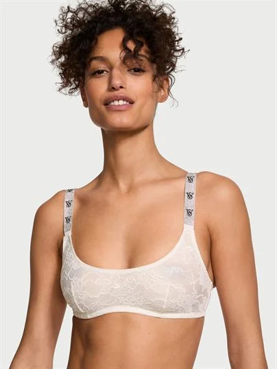 Işıltılı Askili Dantelli Scoop Bralet