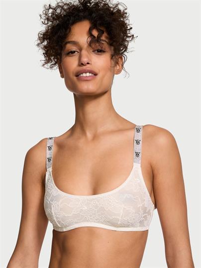 Işıltılı Askili Dantelli Scoop Bralet