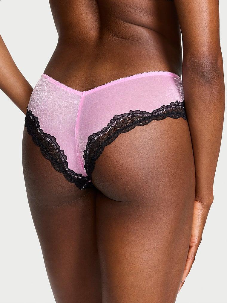 Tease Işıltılı Derin Bacak Kesim Cheeky Kulot arka görünümü