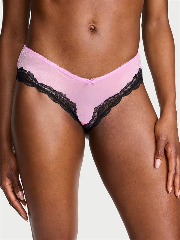 Tease Işıltılı Derin Bacak Kesim Cheeky Kulot ön görünüm