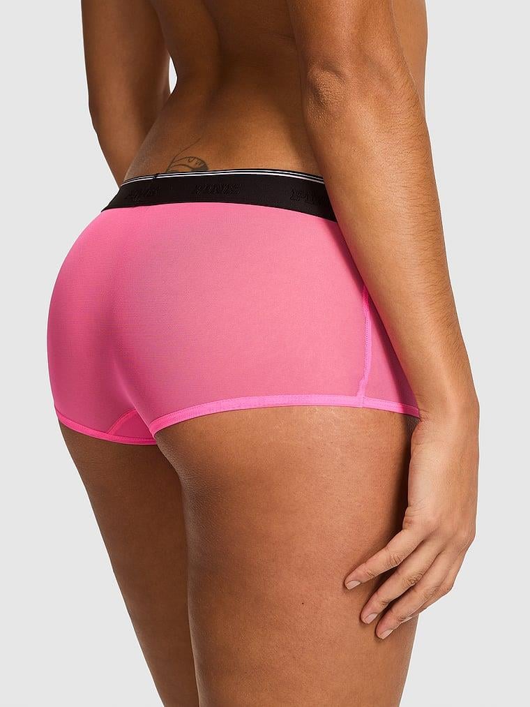Pink Logolu Tul Boyshort Kulot arka görünüm