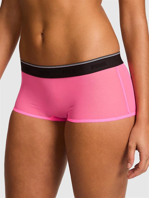 Pink Logolu Tul Boyshort Kulot