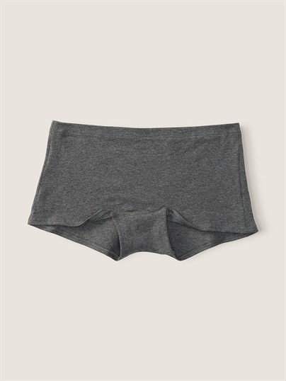 Pink Pamuklu Boyshort Kulot