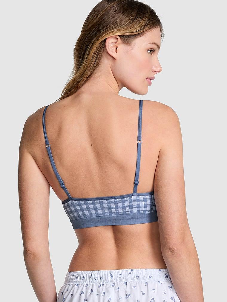 Pink Seamless Push Up Balensiz Sütyen arka görünüm
