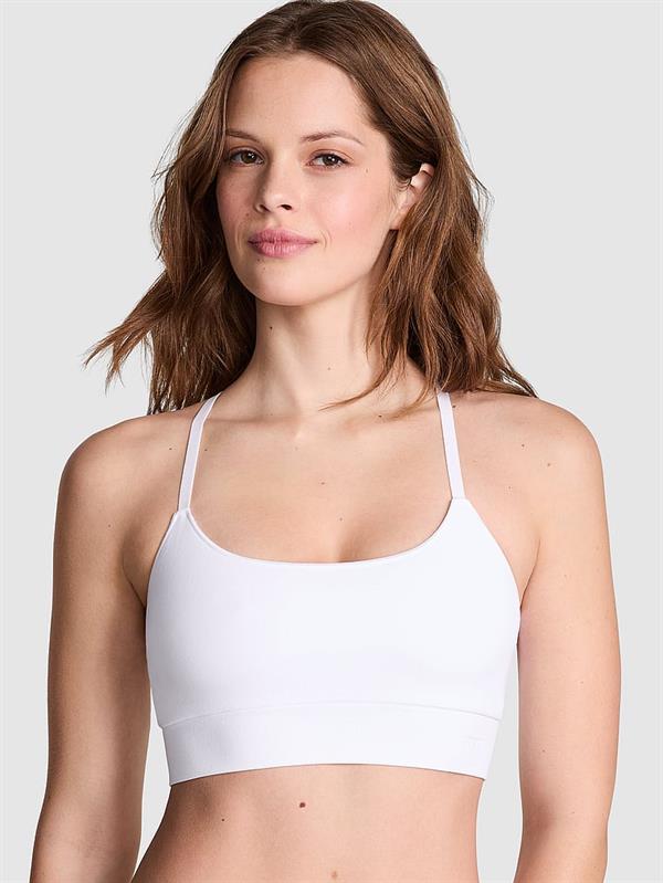 Pink Seamless Scoop Sporcu Sütyeni