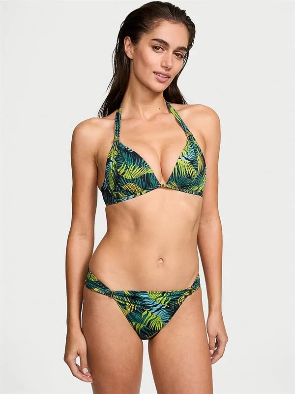 Essential Harlow Halter Yaka Push Up Bikini Ustu