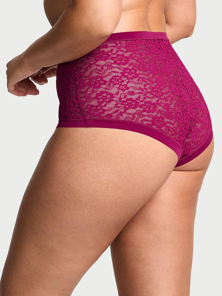 Lazer Kesim Dantelli Modern Brief Kulot arka görünümü