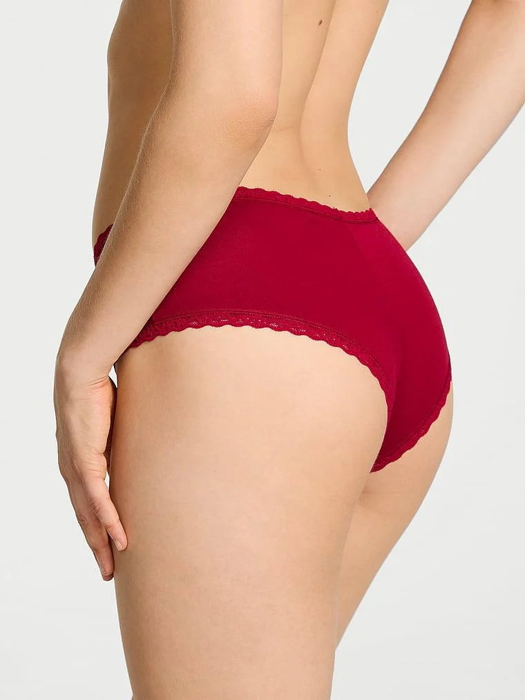 Beli Dantelli Pamuklu Cheeky Kulot arka görünüm