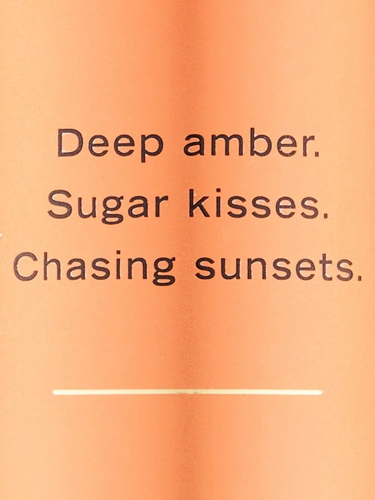 Amber Romance Bloom Vücut Spreyi arka görünümü