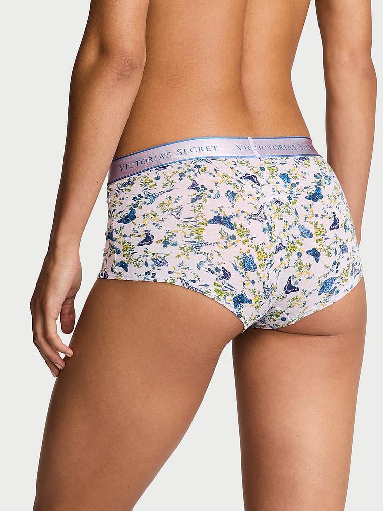 Logolu Pamuklu Boyshort Kulot arka görünümü