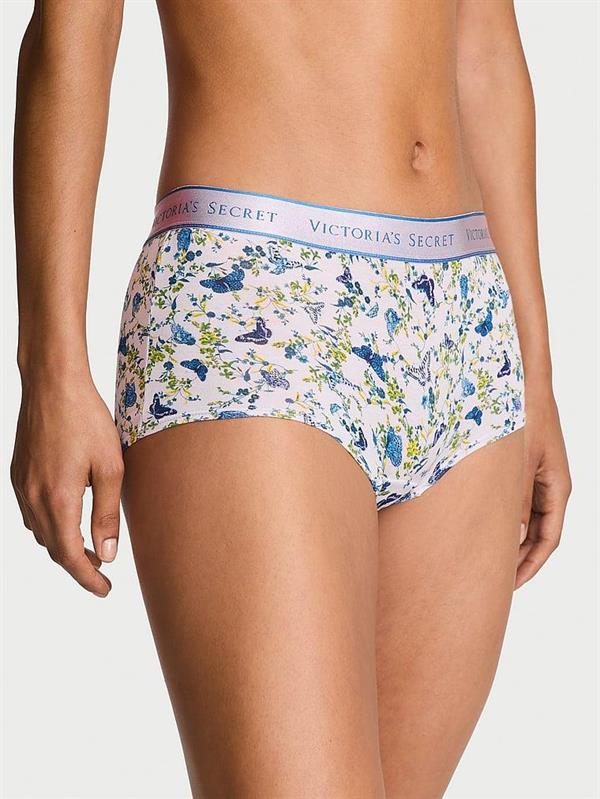 Logolu Pamuklu Boyshort Kulot