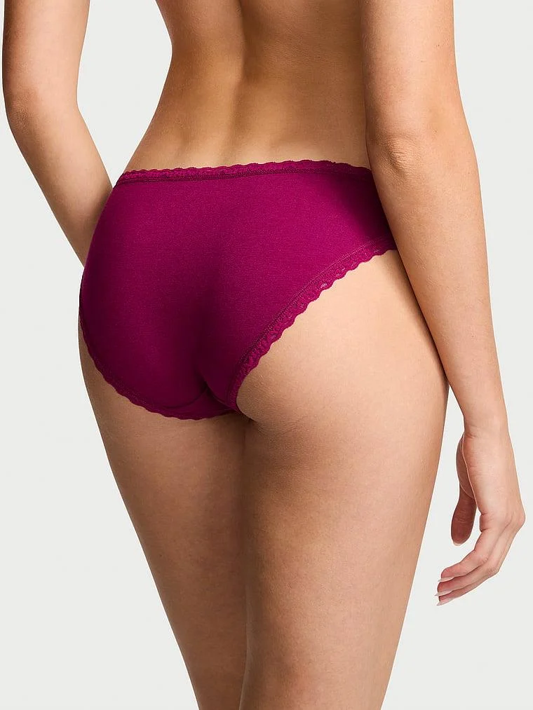 Dantelli Pamuklu Bikini Kulot arka görünüm