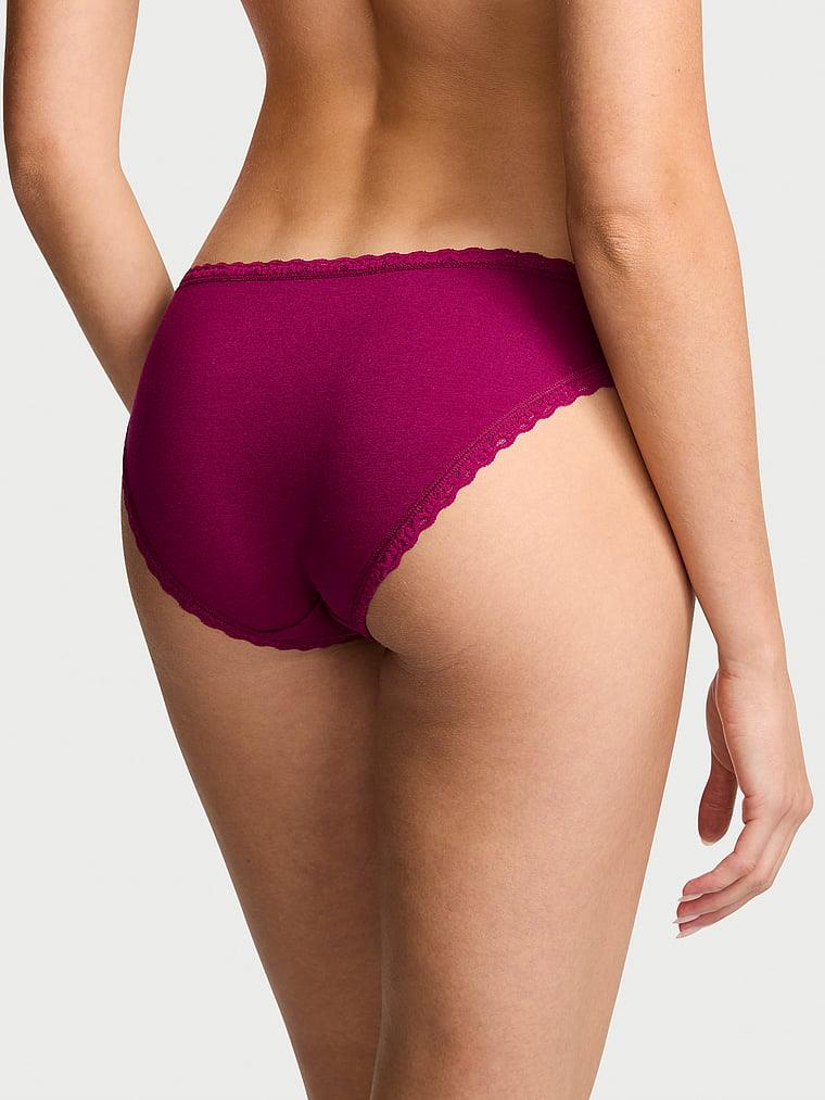 Dantelli Pamuklu Bikini Kulot arka görünümü