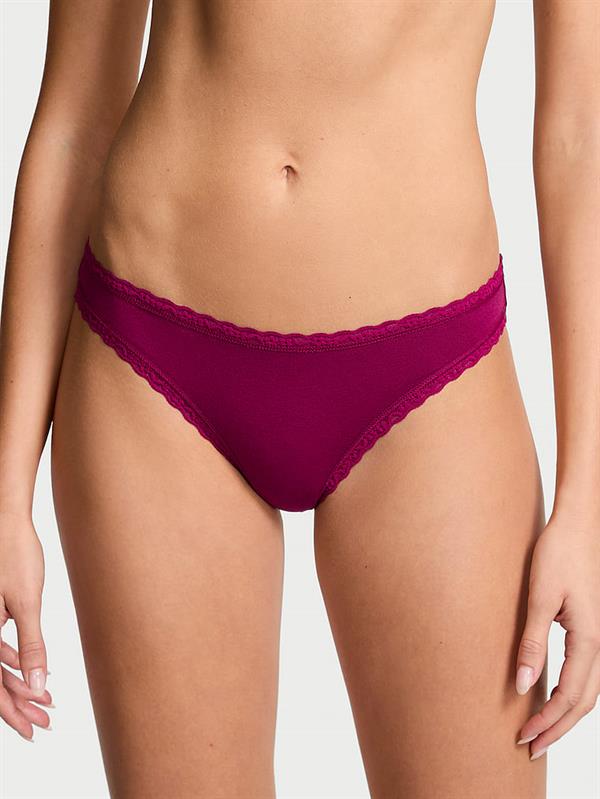 Dantelli Pamuklu Bikini Kulot ön görünüm