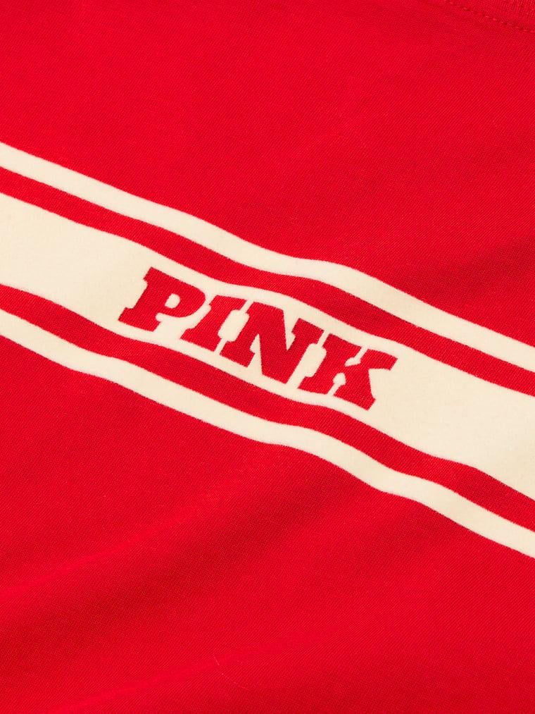 Pink Kampus Pamuklu Uzun Kollu Tisort arka görünüm