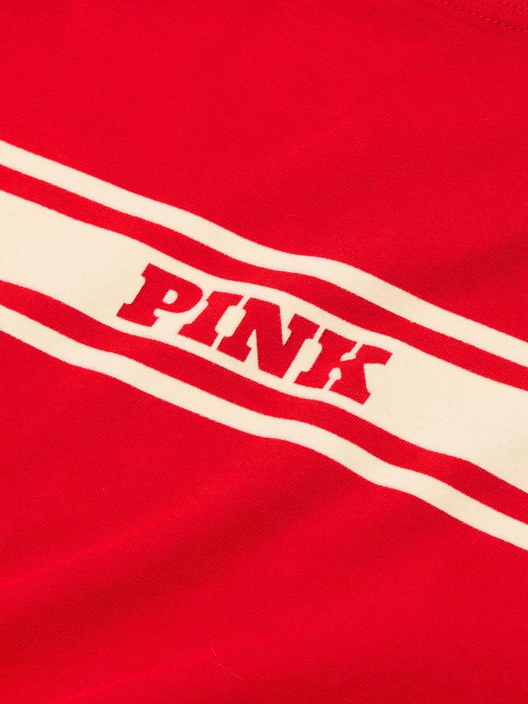 Pink Kampus Pamuklu Uzun Kollu Tisort arka görünümü