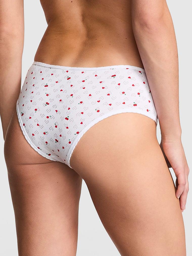 Pink Pamuklu Cheeky Kulot arka görünüm