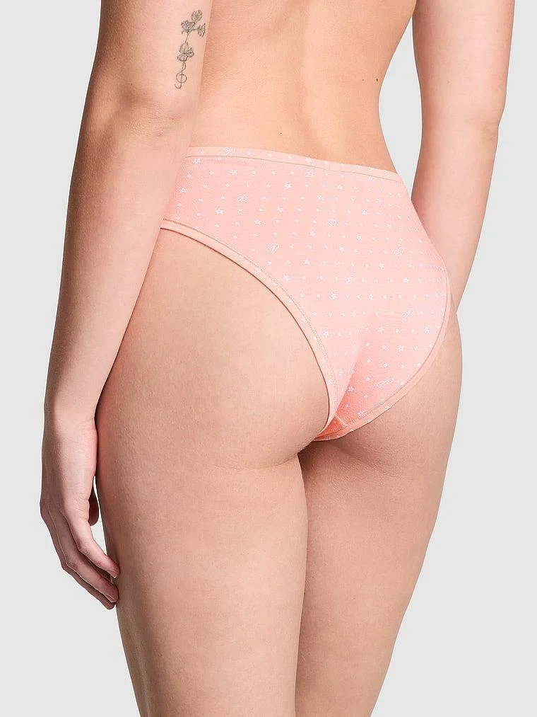 Pink Pamuklu Cheeky Kulot arka görünüm