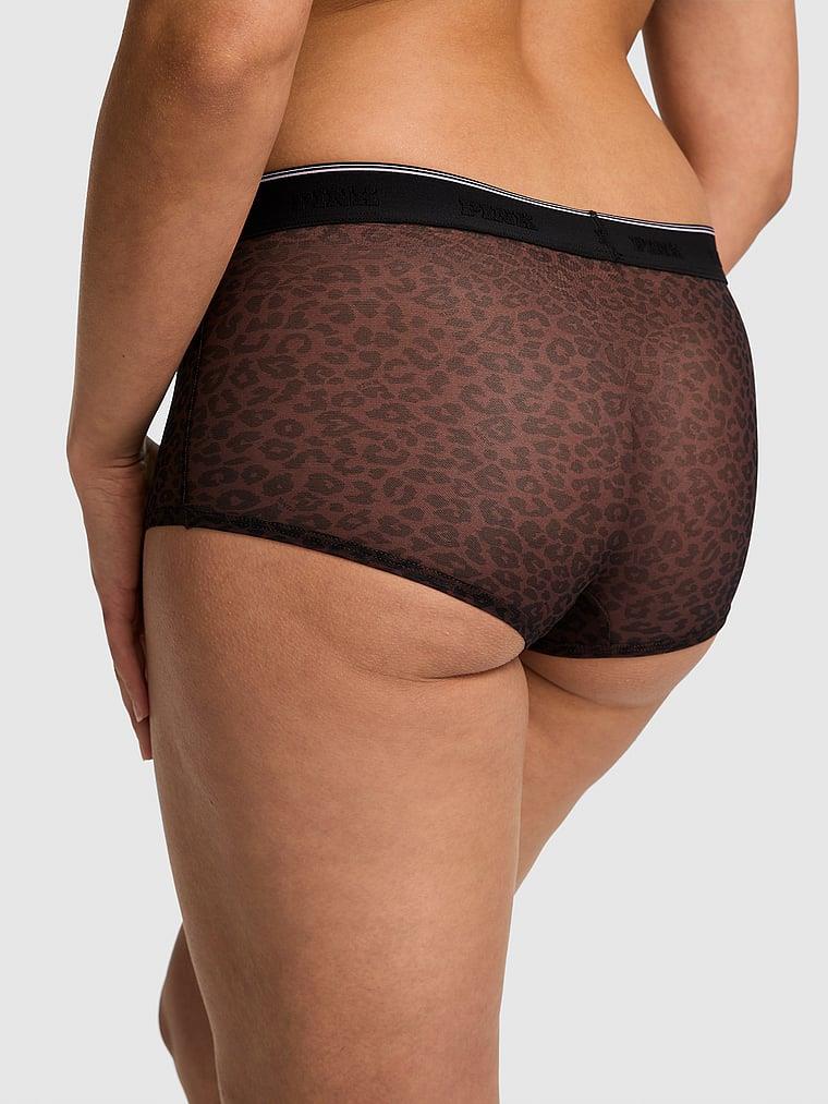 Pink Logolu Tul Boyshort Kulot arka görünüm