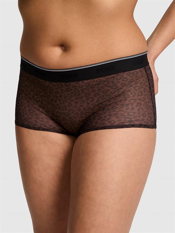 Pink Logolu Tul Boyshort Kulot