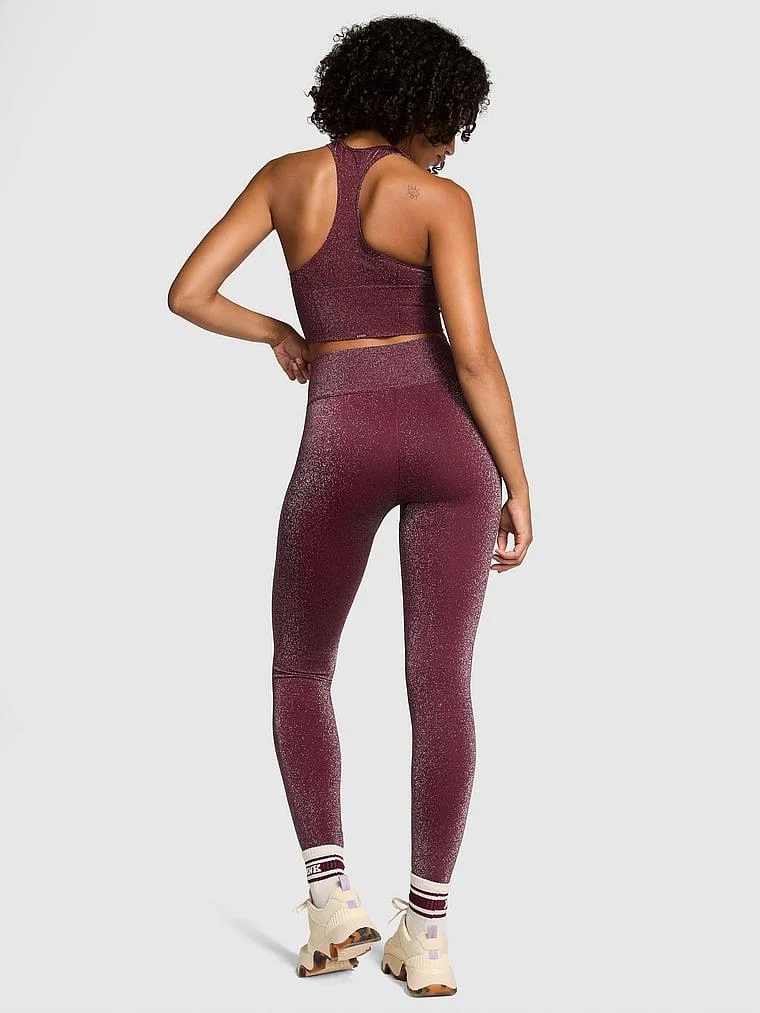 Pink Seamless Klasik Tayt arka görünüm
