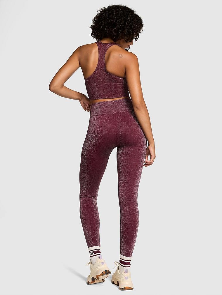 Pink Seamless Klasik Tayt arka görünümü