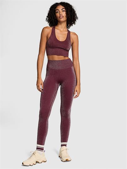 Pink Seamless Klasik Tayt ön görünüm