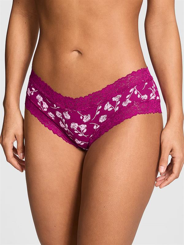Pink Wink Dantelli Cheeky Kulot ön görünüm