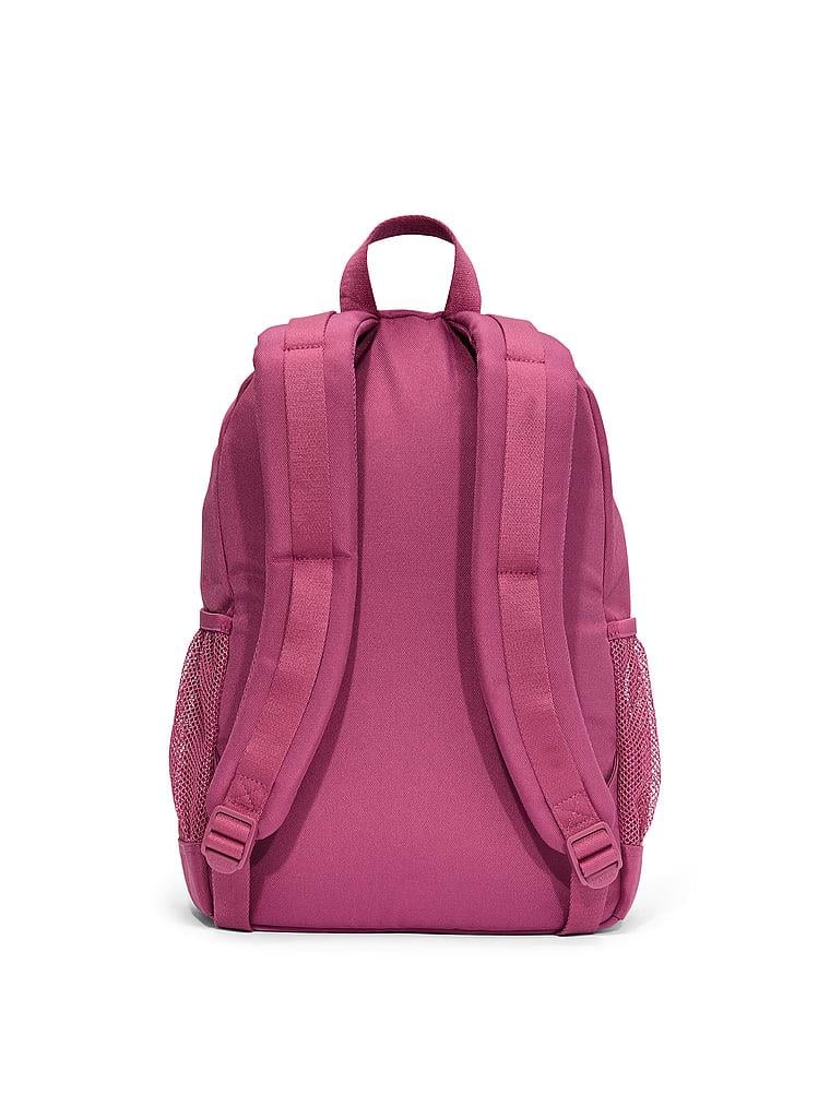 Pink Ivy Klasik Kanvas Sirt Çantası arka görünüm