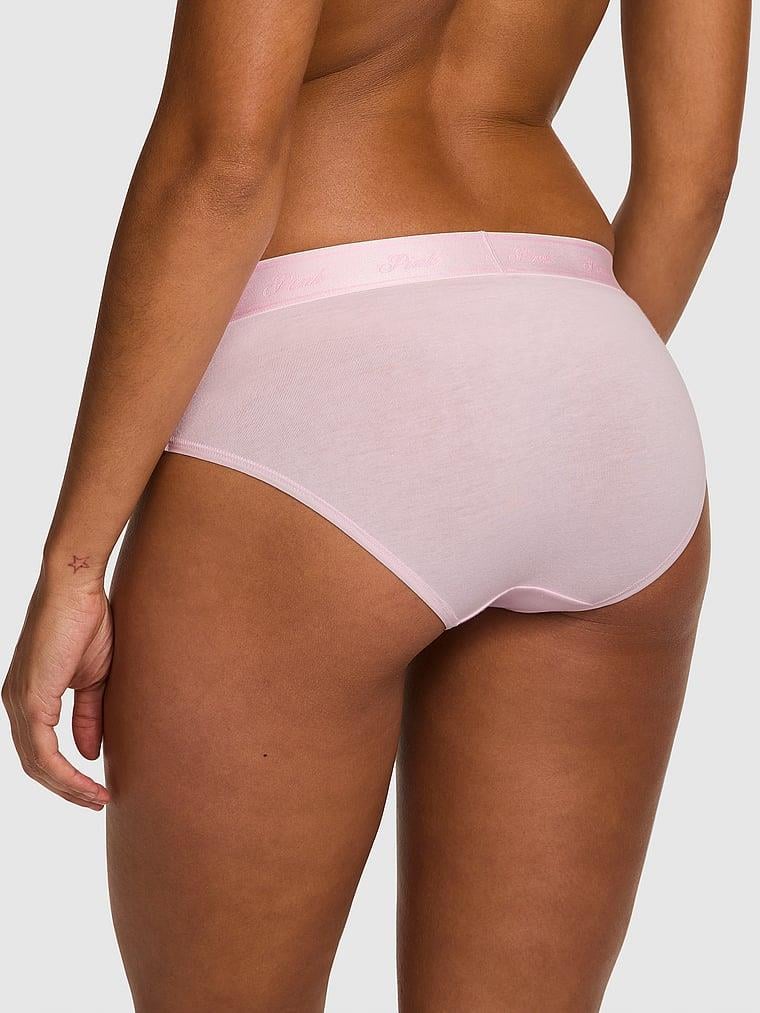 Pink Logolu Pamuklu Hiphugger Kulot arka görünüm