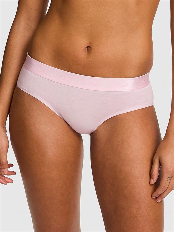 Pink Logolu Pamuklu Hiphugger Kulot