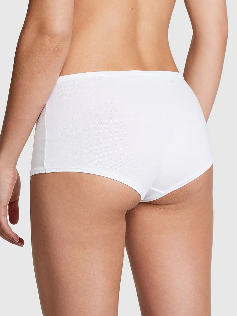Pink Pamuklu Boyshort Kulot arka görünüm