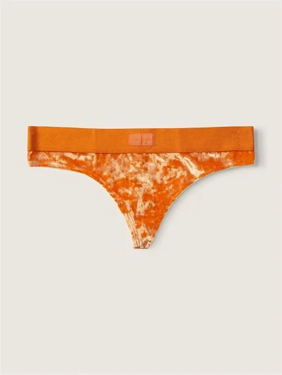 Pink Kadife Tanga Kulot