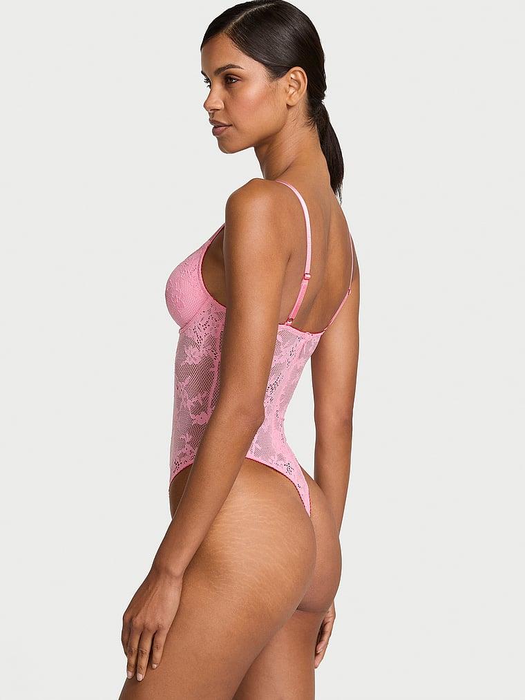 Tease Dantelli Desteksiz Demi Body arka görünümü