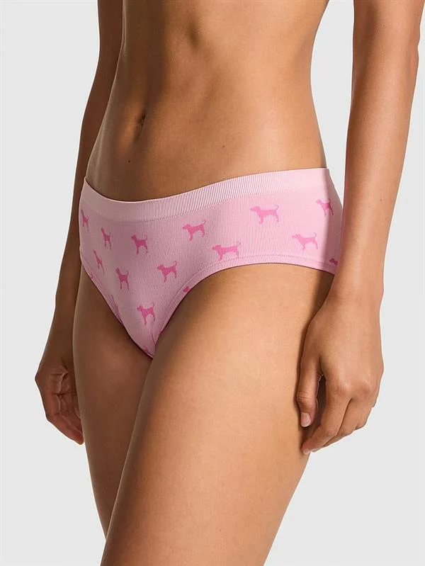 Pink Seamless Hiphugger Kulot