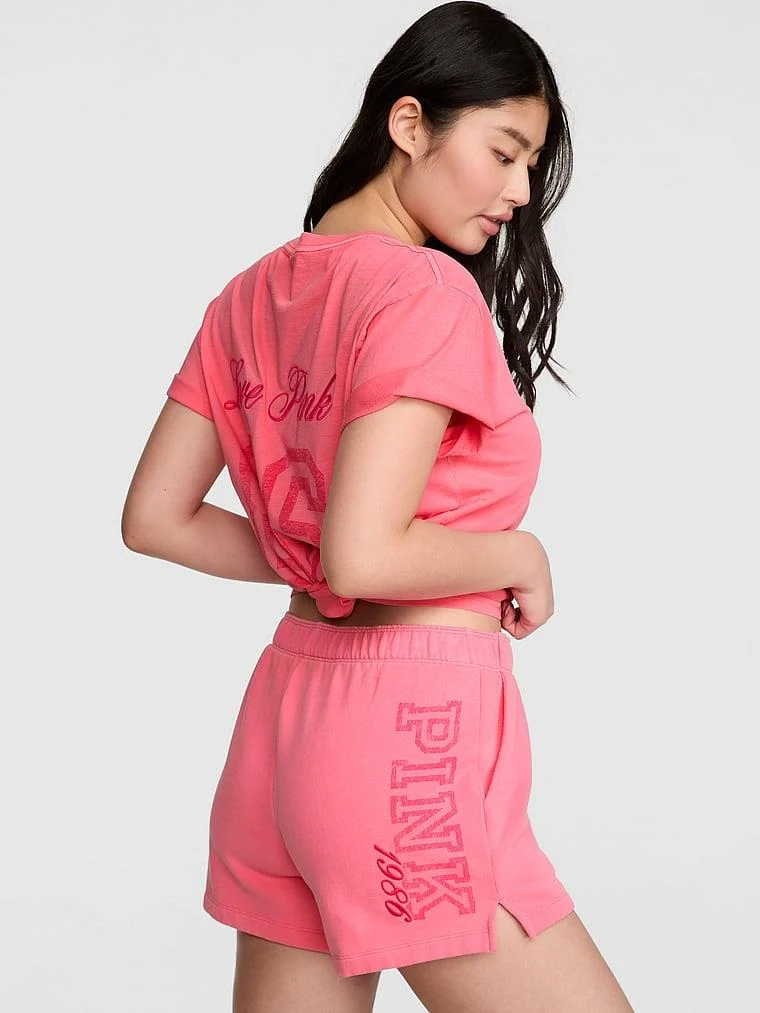 Pink Kampus Katlanabilir Sort arka görünüm