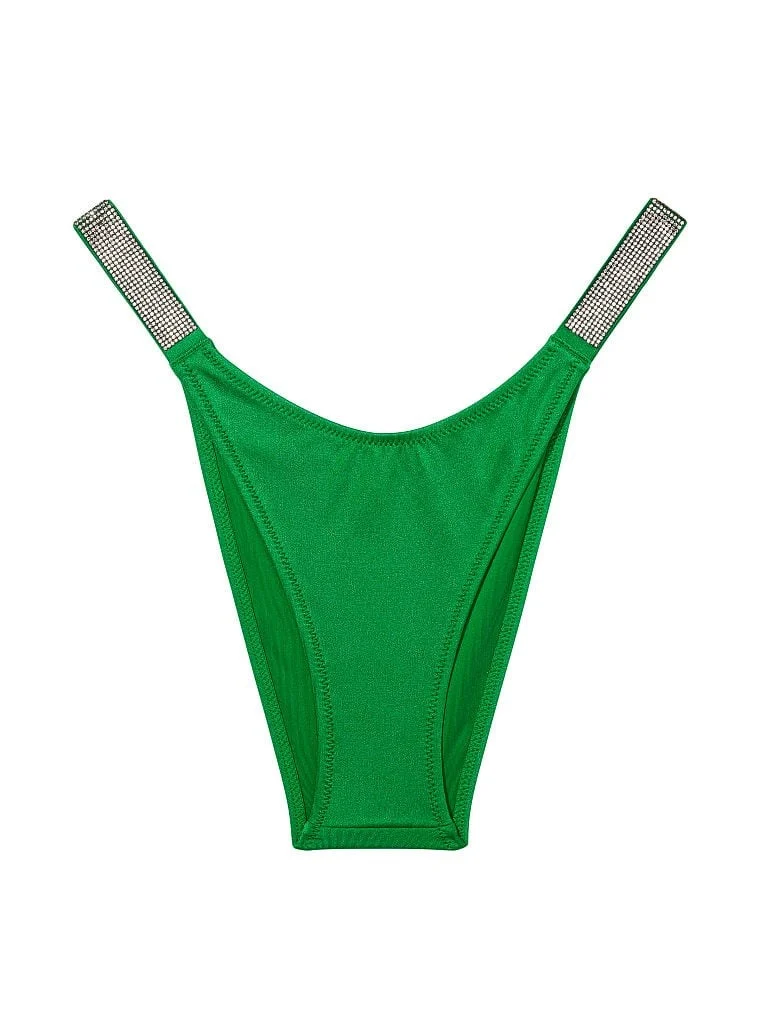 Işıltılı Askili Brazilian Kesim Bikini Alti arka görünüm