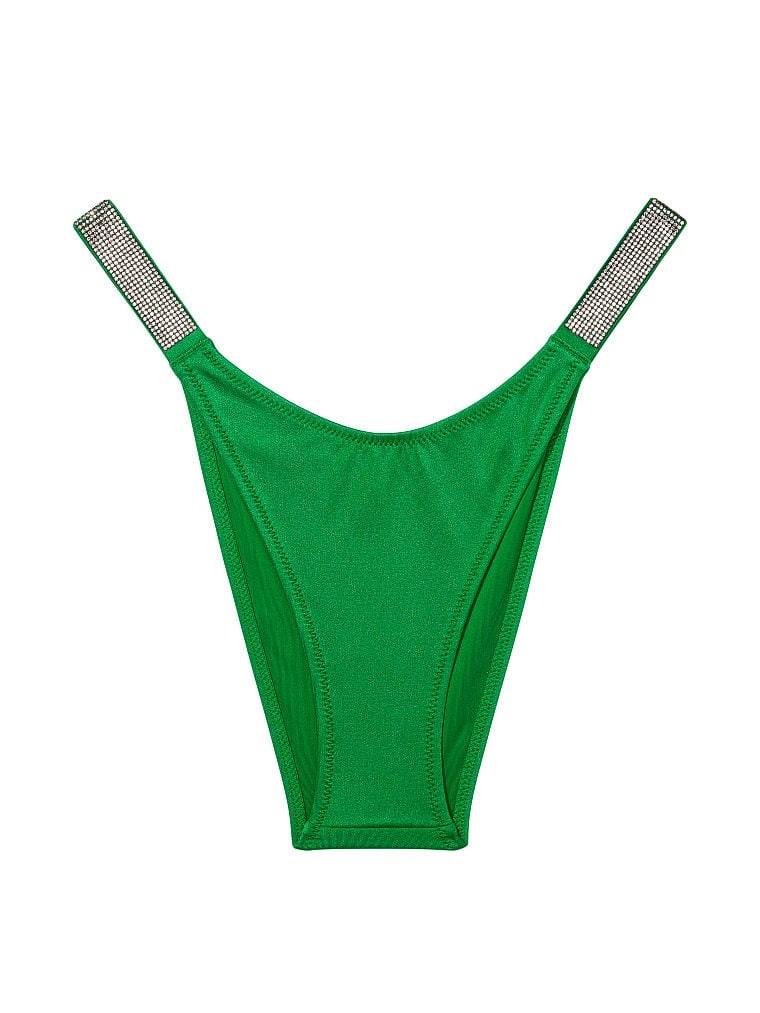 Işıltılı Askili Brazilian Kesim Bikini Alti arka görünümü