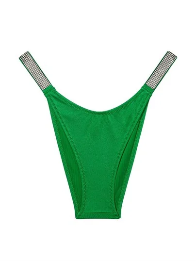 Işıltılı Askili Brazilian Kesim Bikini Alti ön görünüm