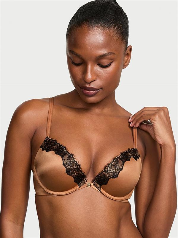 Puruzsuz Dantelli Push Up Sütyen
