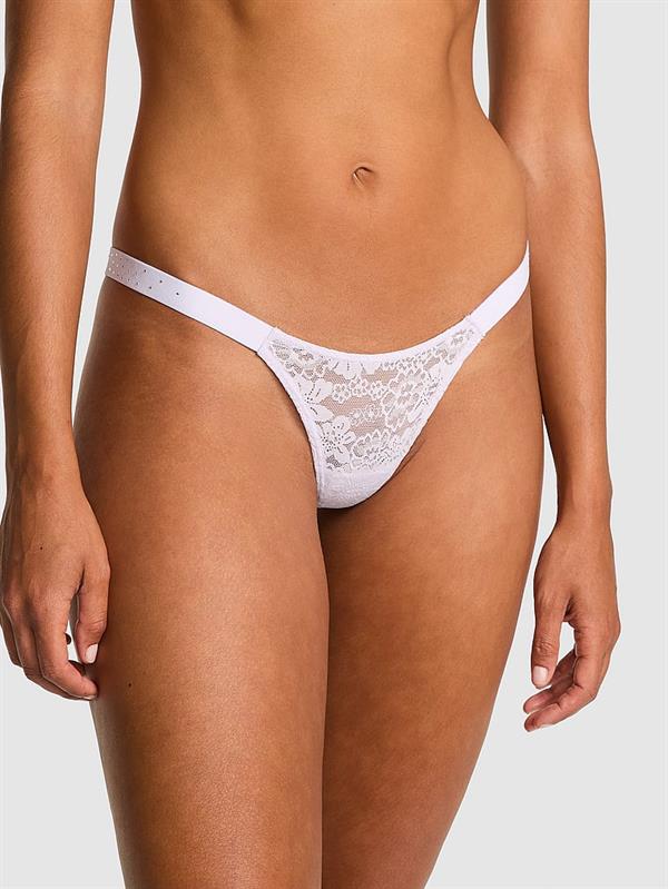 Pink Wink Bling Dantelli Mikro Tanga ön görünüm