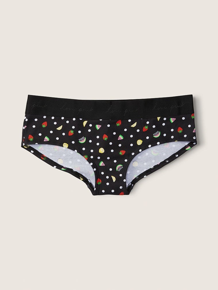 Victorias S Secret Pink Logolu Hipster Kulot arka görünüm
