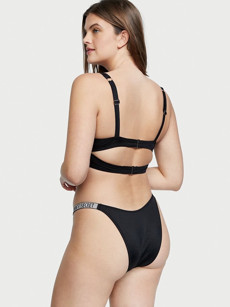 Işıltılı Askili Wicked Bikini Ustu arka görünüm