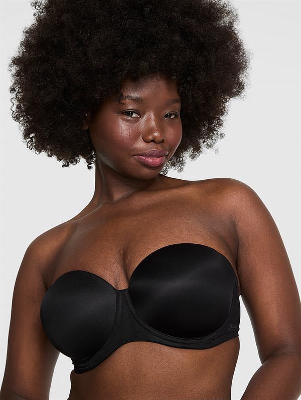 Pink Wear Everywhere Push Up Straplez Sütyen ön görünüm