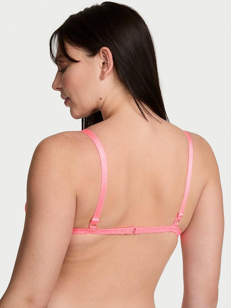 Dantelli Desteksiz Ucgen Bralet arka görünümü