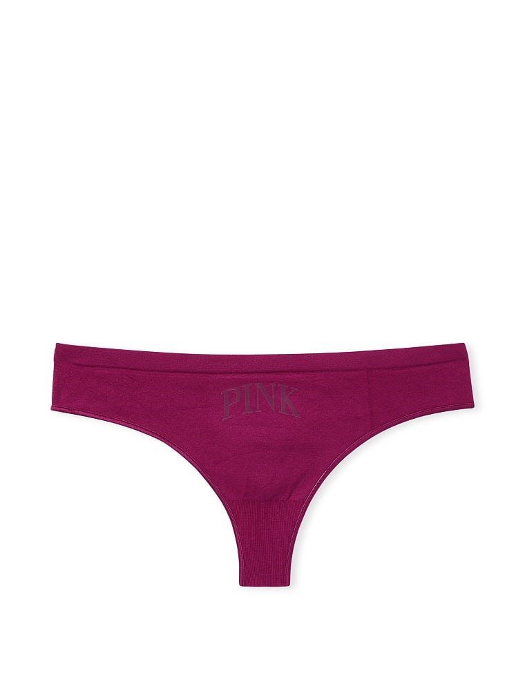 Pink Seamless Tanga arka görünümü