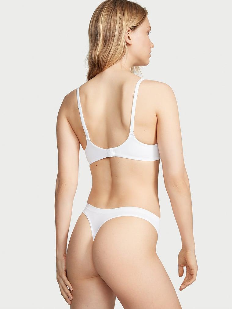 Victorias Secret Seamless Logo Tanga Kulot arka görünümü