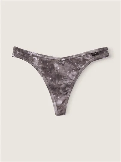 Pink Pamuk Tanga Kulot
