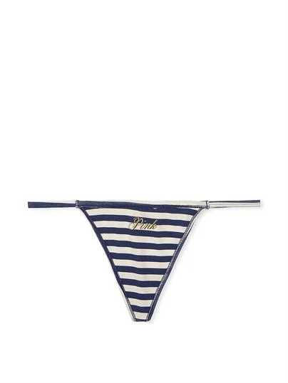 Pink Pamuklu V String Kulot